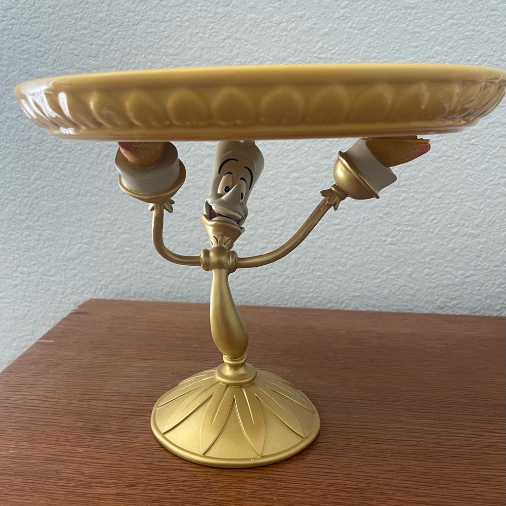 Disney Beauty and the Beast Lumiere cake stand